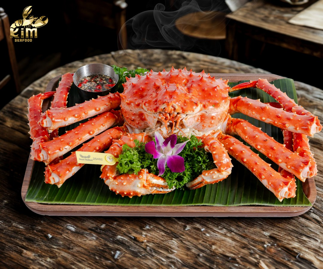 King Crab – A signature dish of the Seafood restaurant near the beach Kim Seafood - Affordable Danang Seafood.