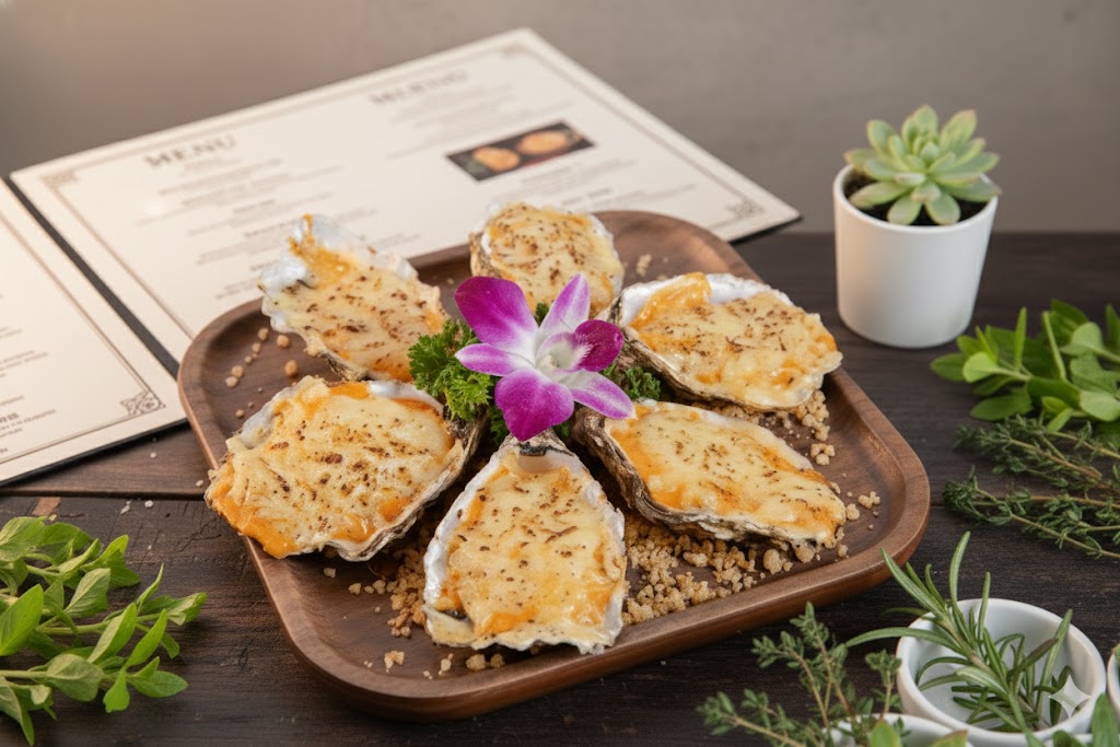 Grilled oysters with scallion oil – a delicious seafood dish