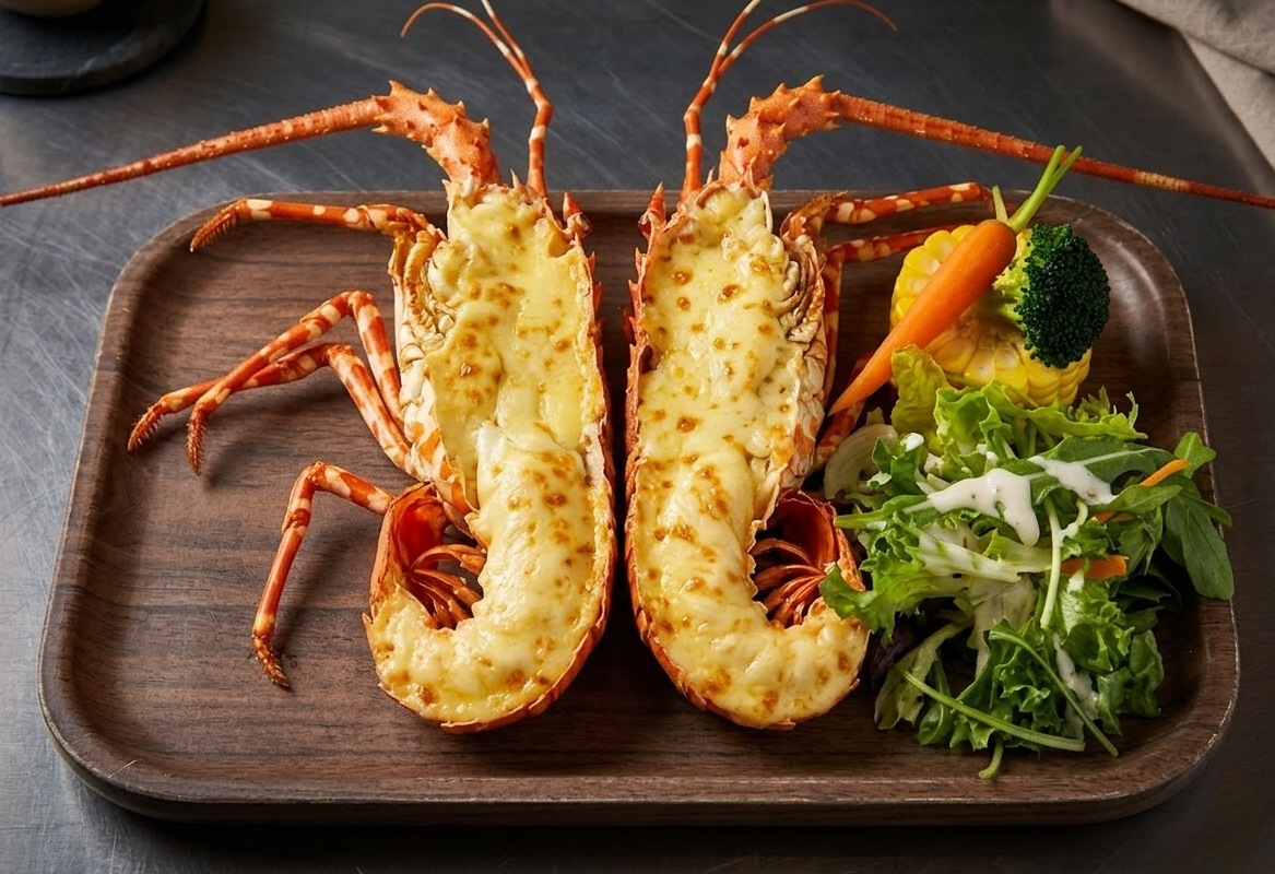 Лобстер на гриле с сыром – Морепродукты: опыт в Дананге
