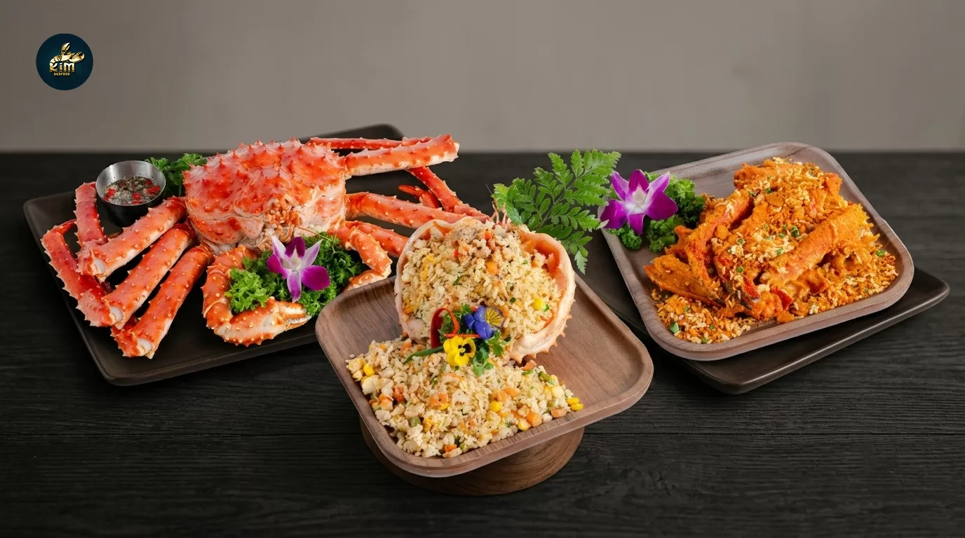 three kinds of crab