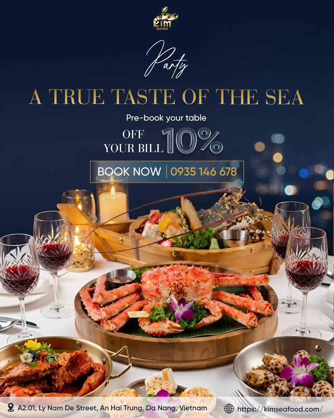 Organizing a Party in Da Nang – Authentic Coastal Flavors at KIM Seafood