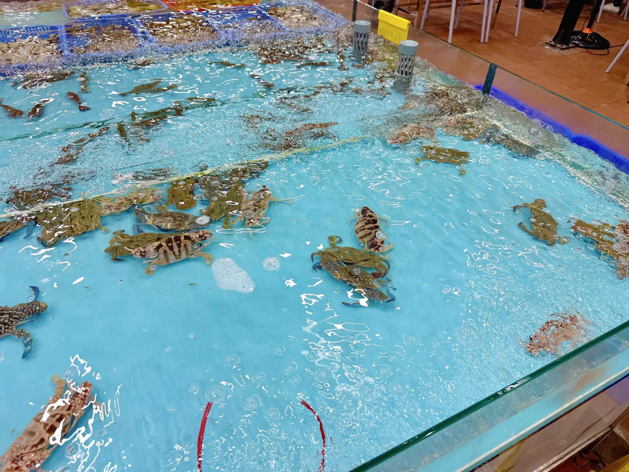 Fresh and delicious seafood market
